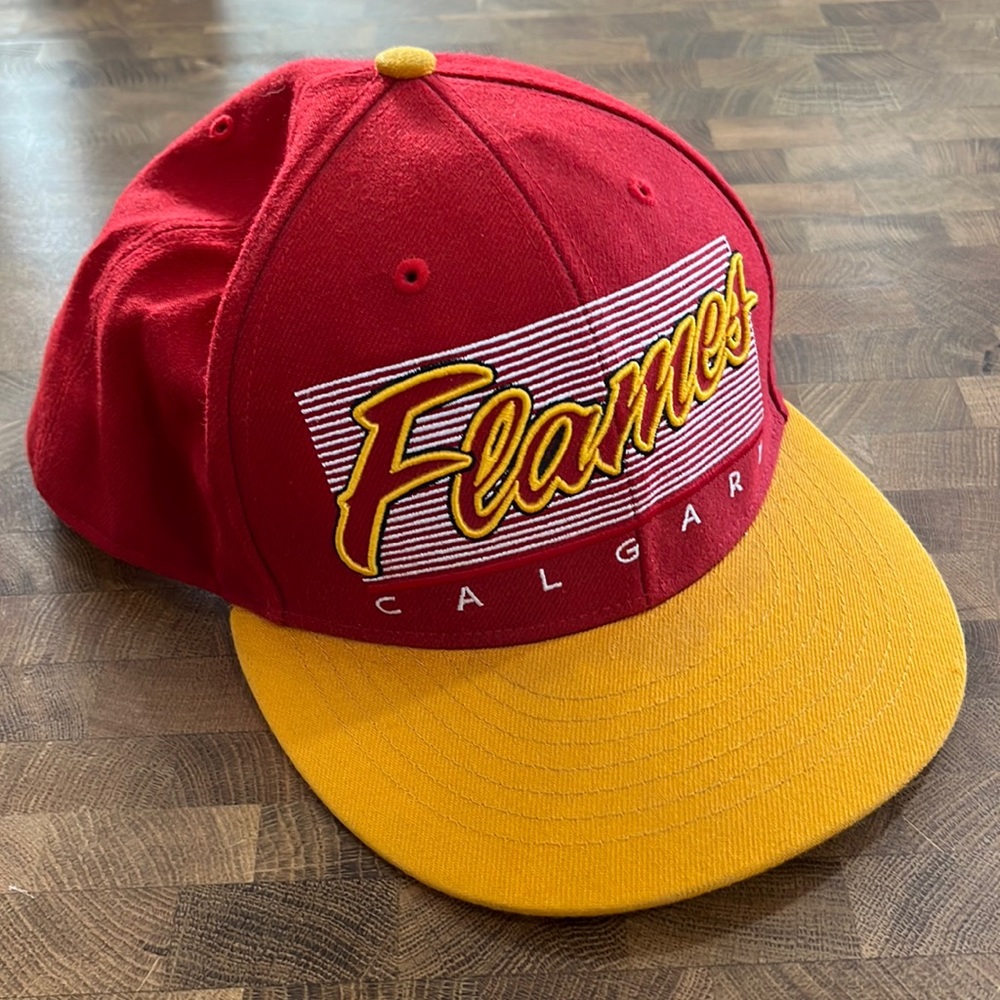 Retro Calgary Flames Hat 🔥
